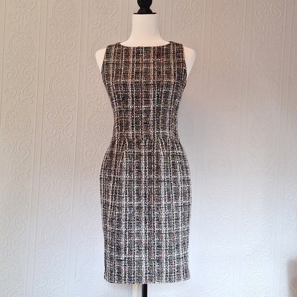 Pink Tartan Dresses & Skirts - Tweed dress